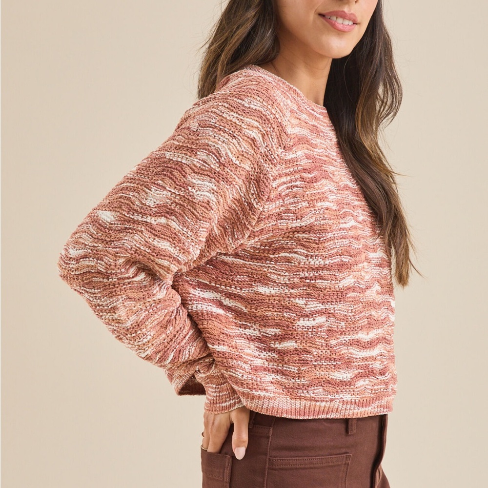 Altar'd State Rachel Raglan Chenille Sweater